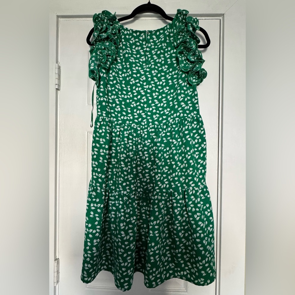 Green Floral Dress